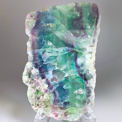 Lámina De Fluorita Multicolor de 23 cm1