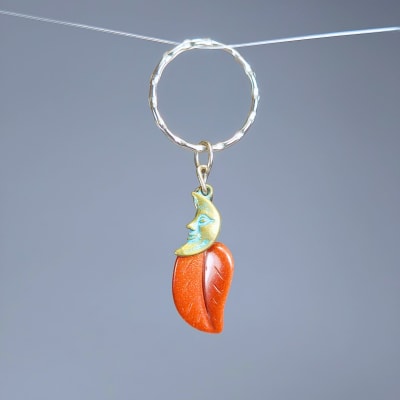 Llavero Hoja De Lluvia De Sol1