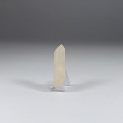 Maestro Biterminado De Cuarzo Blanco de 4 cm