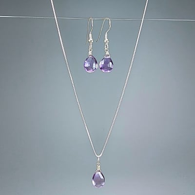 Mini Conjunto De Cuarzo Amatista Lila de 10 mm1