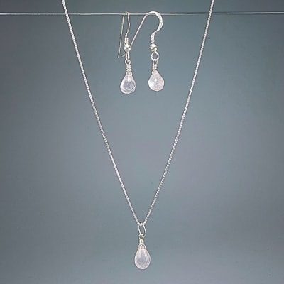 Mini Conjunto De Cuarzo Rosa de 8 mm1