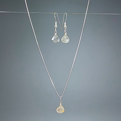 Mini Conjunto De Cuarzo Rutilo de 8 mm