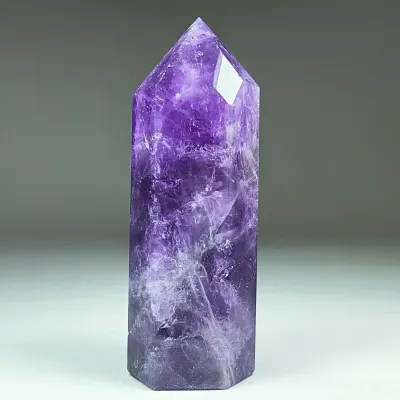 Obelisco De Cuarzo Amatista de 6.5 cm