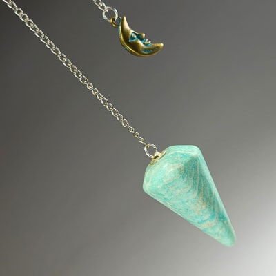 Péndulo Amazonita Celeste de 40 mm1