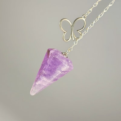 Péndulo Cuarzo Amatista Violeta de 38 mm1