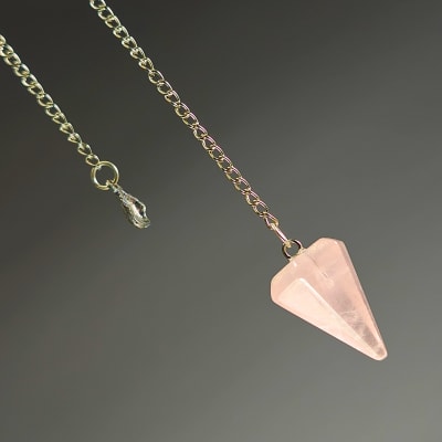 Péndulo Cuarzo Rosa de 20 mm1