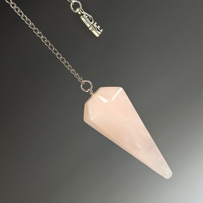 Péndulo Cuarzo Rosa de 50 mm1