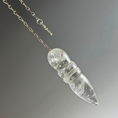 Péndulo Egipcio De Cuarzo Cristal de 65 mm1