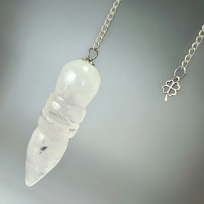 Péndulo Egipcio De Cuarzo Rosa Claro de 65 mm1