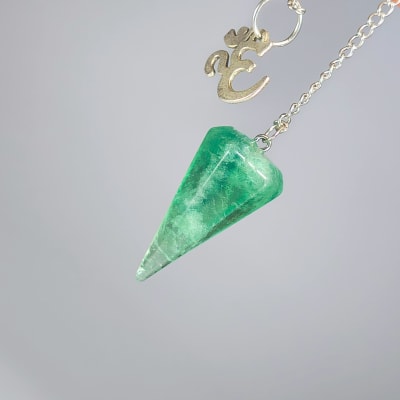 Péndulo Fluorita Verde de 40 mm