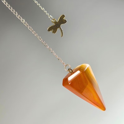 Péndulo Ágata Cornalina de 40 mm1