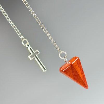 Péndulo Jaspe Rojo de 20 mm