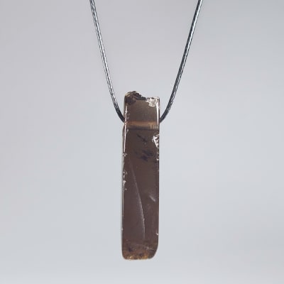 Paleta De Cuarzo Ahumado Y Fantasía Plateada