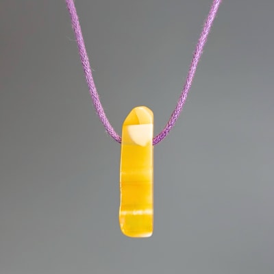 Paleta De Ágata Amarilla Y Fantasía Plateada