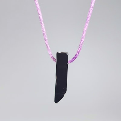 Paleta De Obsidiana Negra Y Fantasía Plateada