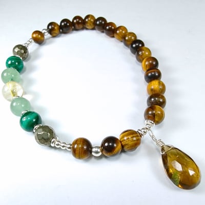 Pulsera Abundancia en Perlas de 6 mm