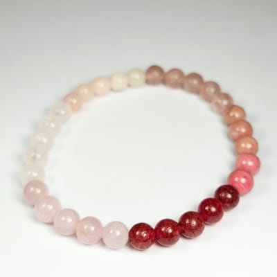 Pulsera Corazón en Perlas de 6 mm