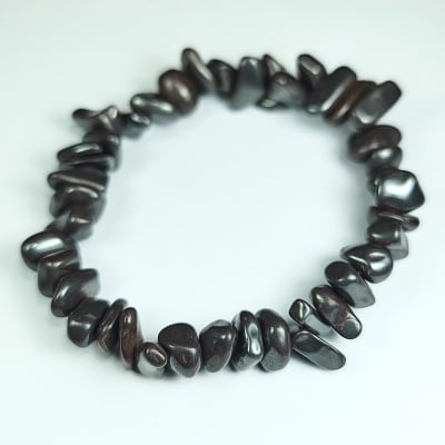 Pulsera De Hematite Irregular de 8 mm