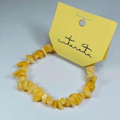 Pulsera De Mineral Desconocido Irregular de 6 mm1