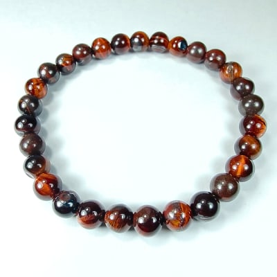 Pulsera De Ojo De Buey en Perlas de 6 mm