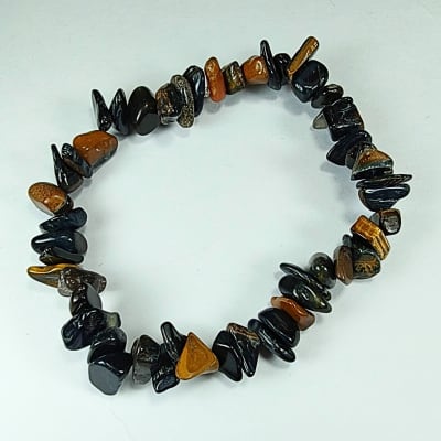 Pulsera De Ojo De Halcón Irregular de 8 mm