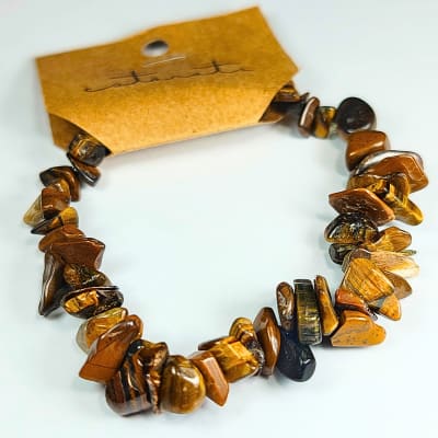 Pulsera De Ojo De Tigre Irregular de 8 mm1