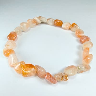 Pulsera De Piedra Sol en Porotos de 6 mm