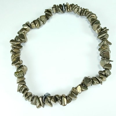 Pulsera De Pirita Irregular de 4 mm