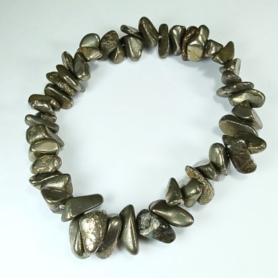 Pulsera De Pirita Irregular de 8 mm