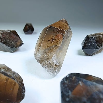 Punta De Cuarzo Ahumado de 3.5 X 1.7 cm