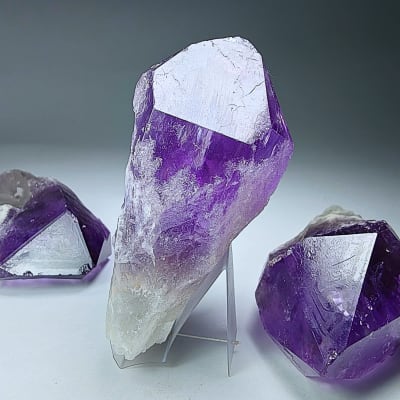 Punta De Cuarzo Amatista Violeta de 8.5 X 4.3 cm