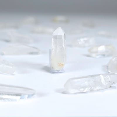 Punta De Cuarzo Cristal de 2.5 X 1.5 cm