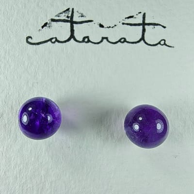 Puntos De Cuarzo Amatista Violeta de 6 mm1