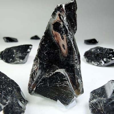 Trozo De Obsidiana Negra de 4 cm