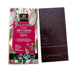 BARRA 58%SIN AZUCAR BITTER 90 grs