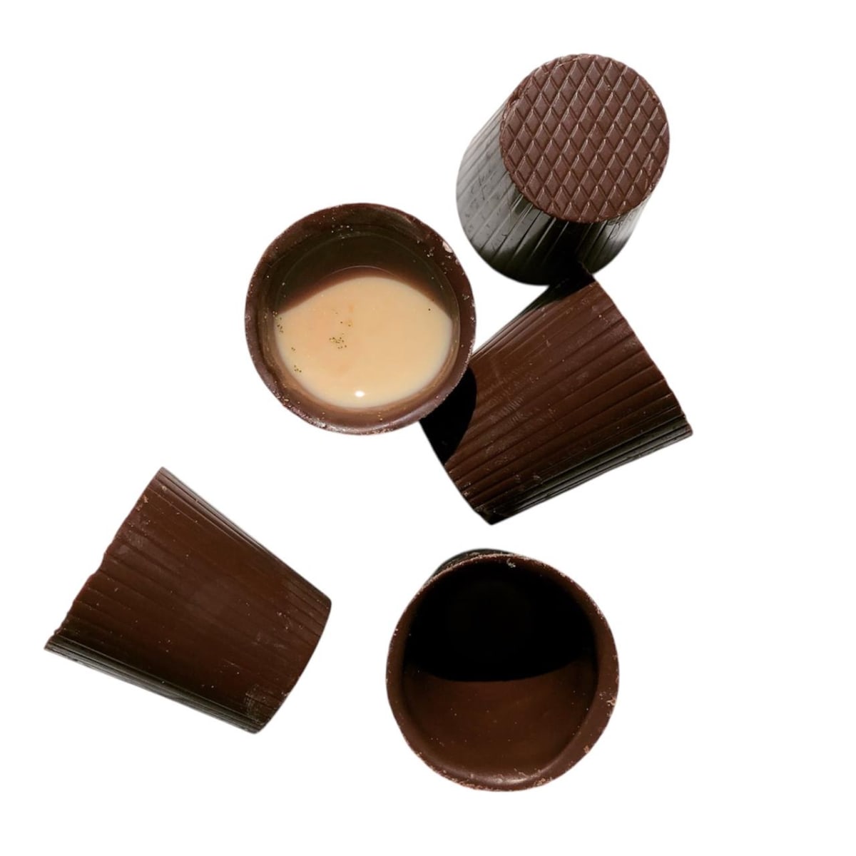 VASITO DE  CHOCOLATE PARA LICOR X 30 UNIDADES1