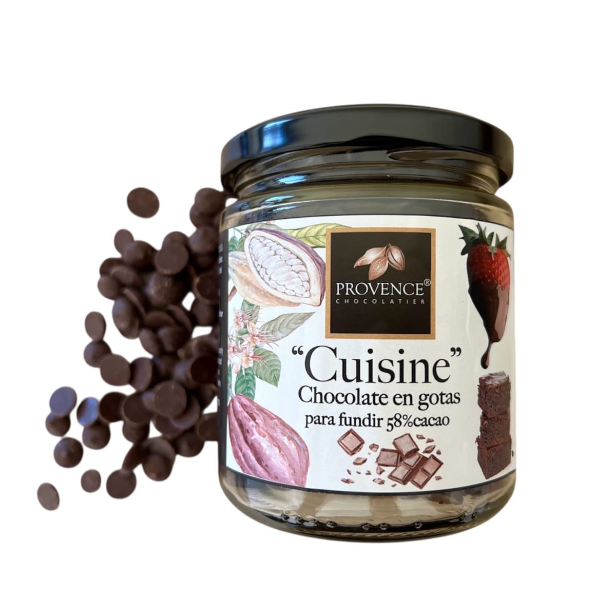 CHOCOLATE FONDUE BITTER 60% 200 gr1