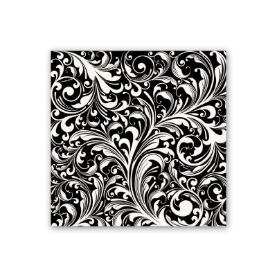 SERVILLETA BLACK FLORENTINE LUNCHEON SERVILLETA BLACK FLORENTINE LUNCHEON
