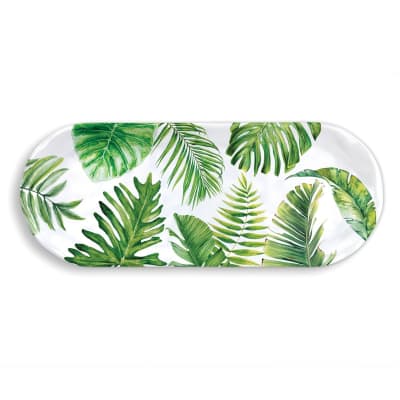 PLATO APERITIVO OVAL CHICO FLAMINGO PALM PLATO APERITIVO OVAL CHICO FLAMINGO PALM