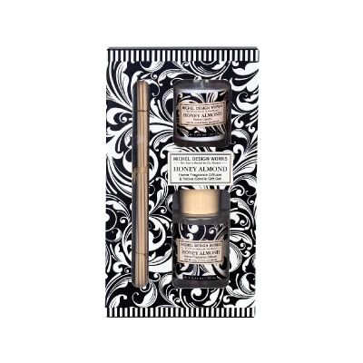 SET DIFUSOR Y VELA HONEY ALMOND SET DIFUSOR Y VELA HONEY ALMOND