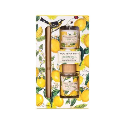 SET DIFUSOR Y VELA LEMON BASIL SET DIFUSOR Y VELA LEMON BASIL