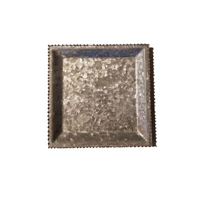 BANDEJA DECORATIVA CUADRADA GALVANIZADA M BANDEJA DECORATIVA CUADRADA GALVANIZADA M