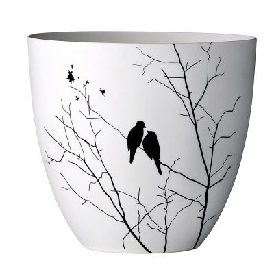 PORTAVELA PORCELANA PAJARO NEGRO PORTAVELA PORCELANA PAJARO NEGRO