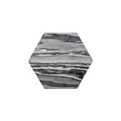 TABLA DE MÁRMOL HEXAGONAL GRIS TABLA DE MÁRMOL HEXAGONAL GRIS