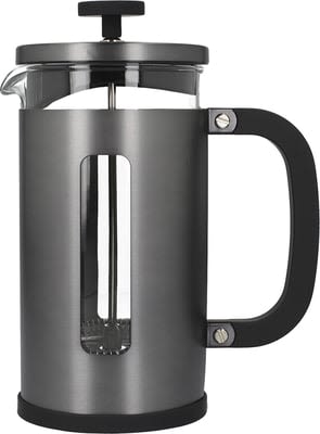 CAFETERA FRANCESA 8 TAZAS GRIS METALIZADO CAFETERA FRANCESA 8 TAZAS GRIS METALIZADO