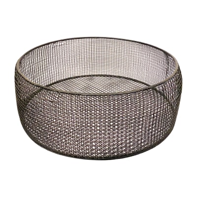 CANASTO METALICO TEJIDO CANASTO METALICO TEJIDO