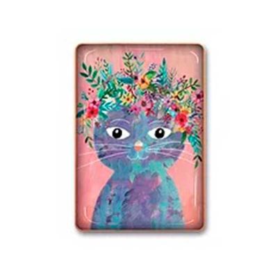 PLATITO METÁLICO FANCY FLOWER CAT PLATITO METÁLICO FANCY FLOWER CAT