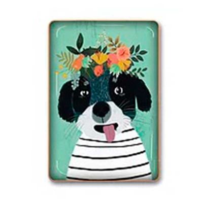 PLATITO METÁLICO FANCY FLOWER DOG PLATITO METÁLICO FANCY FLOWER DOG