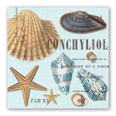 SERVILLETA SEASHELLS LUNCHEON SERVILLETA SEASHELLS LUNCHEON