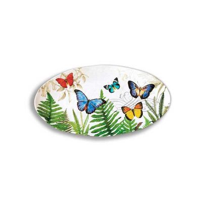 MELAMINA PAPILLON OVAL PLATTER MELAMINA PAPILLON OVAL PLATTER
